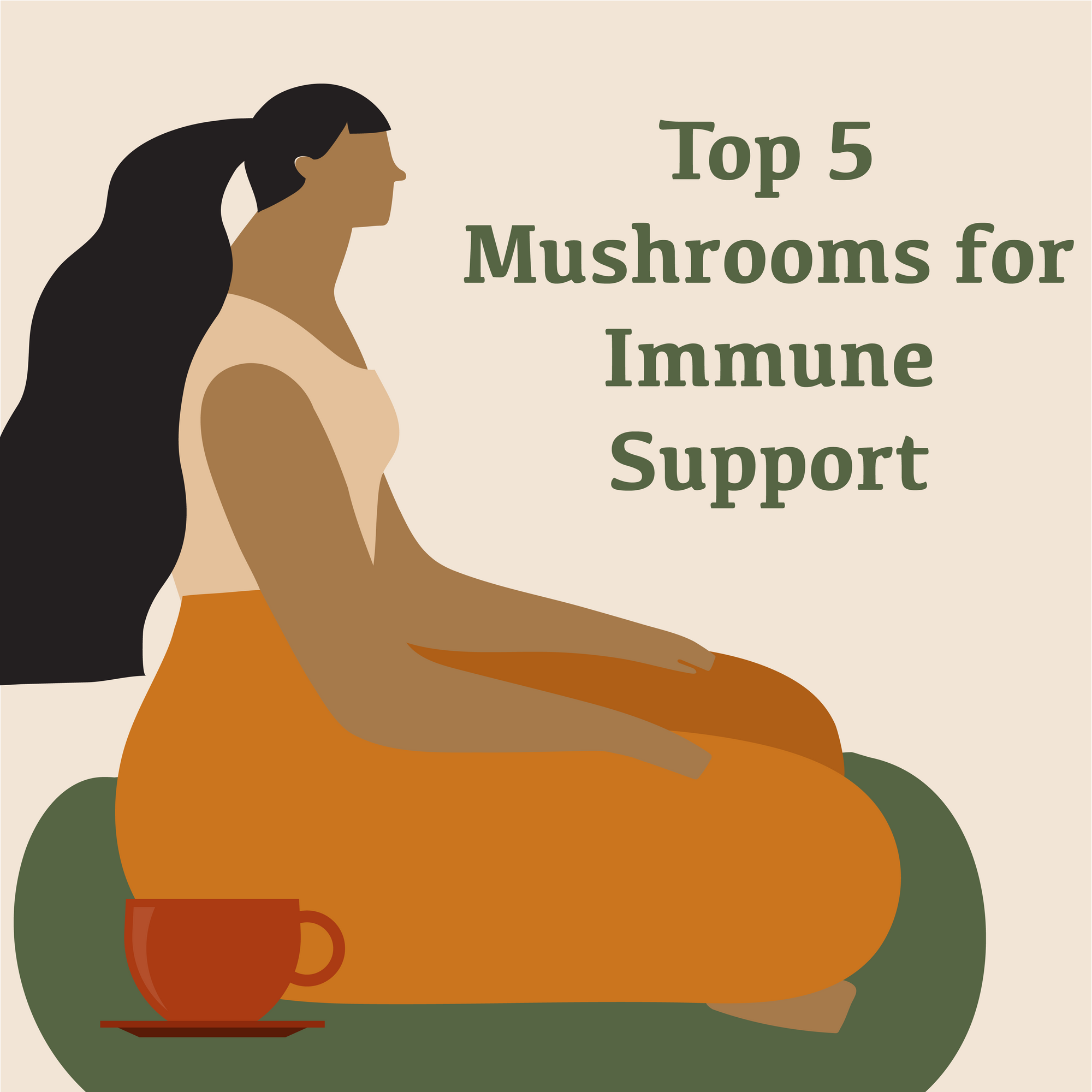 Top 5 Mushrooms For Immune Support